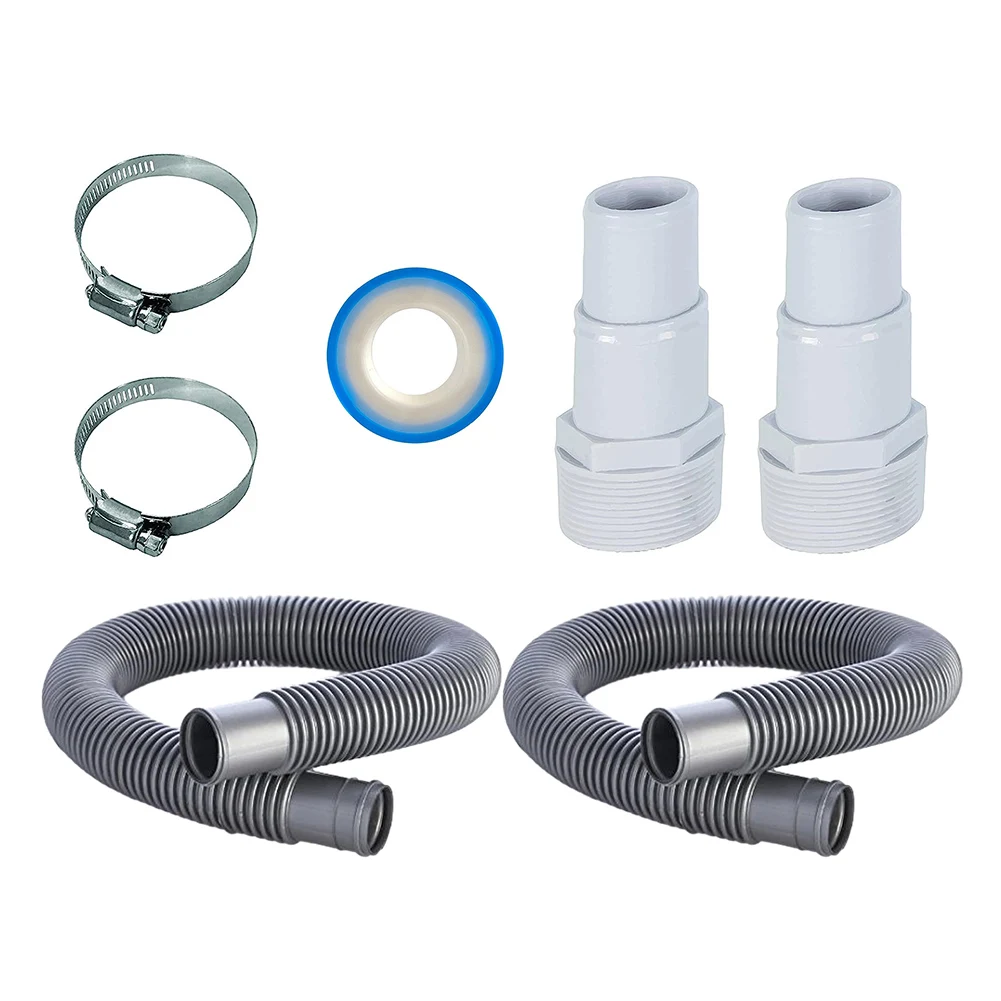 

Pool Hoses 1 1/2\" Swimming Pool Filter Hose Replacement Kit 4.9 Feet Pipe Connector For Swimming Pool Joint Pool Accessories