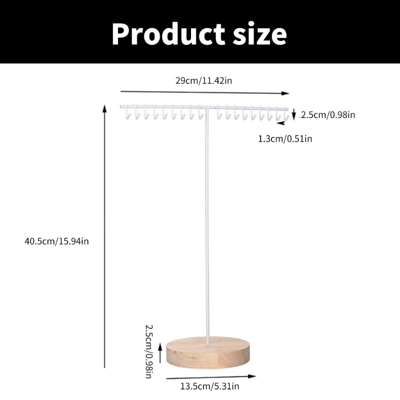 튼튼한 합금 오거나이저 목걸이, 뱅글 링, 시계, 홈 정리정돈, 다목적 쥬얼리 디스플레이 스탠드