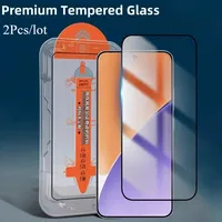 2 Pcs Premium Tempered Glass For Xiaomi POCO F7 Ultra/Mi POCO F7 Pro Easy Install Dust Free Screen Protector Glass