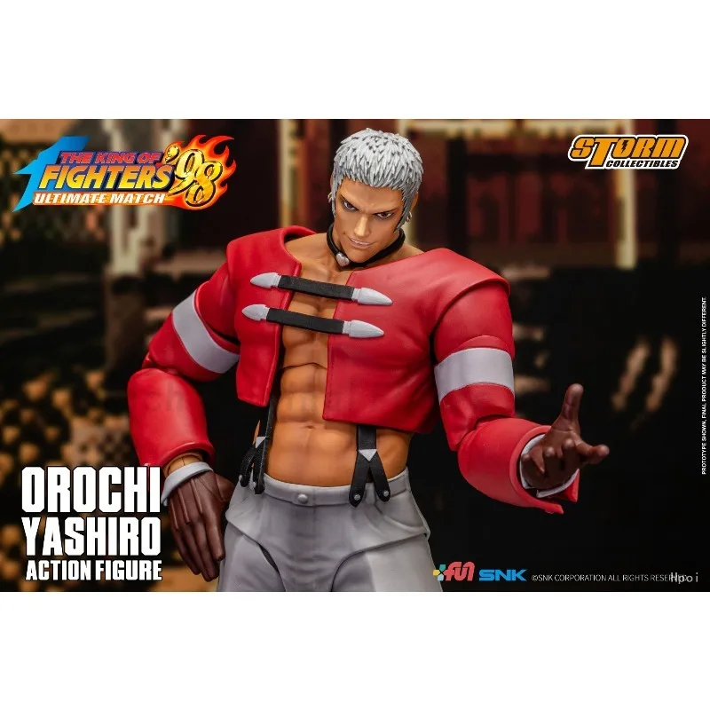 【En Stock】 coleccionables originales de tormenta OROCHI YASHIRO EL KING OF FIGHTER '98 UM Nanakase Yashiro 1/12 Anime figuras en miniatura de juguete