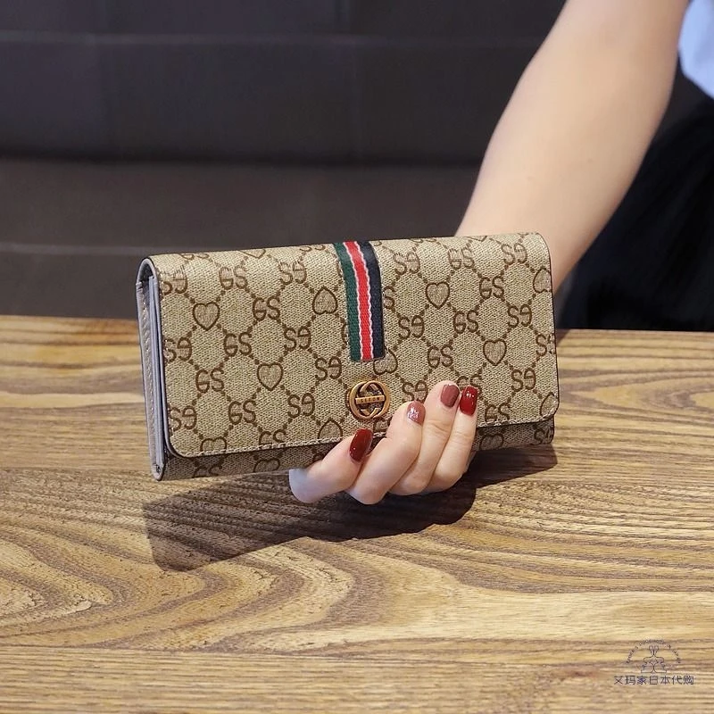 Women's long wallet 2026 New genuine leather clutch bag with niche design and large capacity card holder wallet