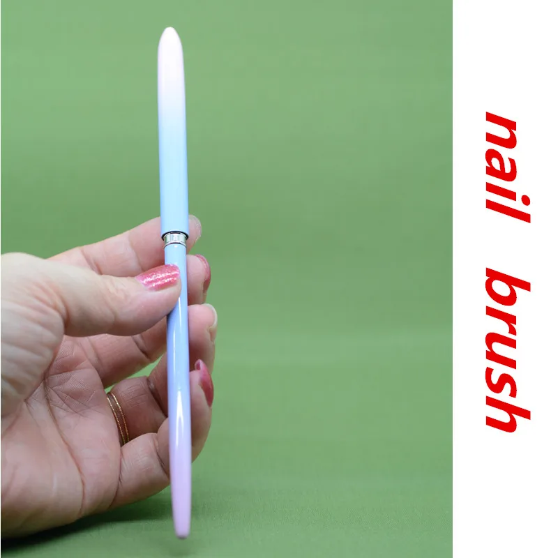 Pennelli per nail liner rosa Pennello per nail art in gel Pennello per pittura per smalto per unghie Set di pennelli per design per nail art Penna da disegno per gel