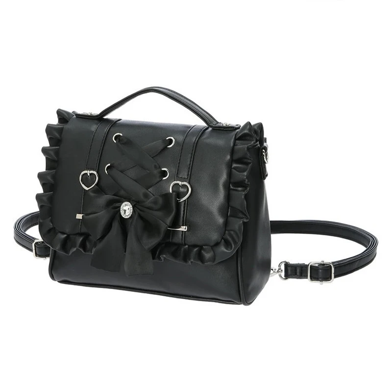 Bag For Woman Lolita Cosplay Accessories Y2K Crossbody Bag Shoulder Bag Pink Cute Girl Item Original Brand Bag 2025 Novelty New
