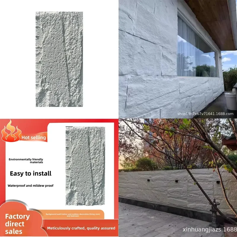 t PU artificial stone sheet, environmentally friendly and waterproof ten-color exterior wall culture brick factory