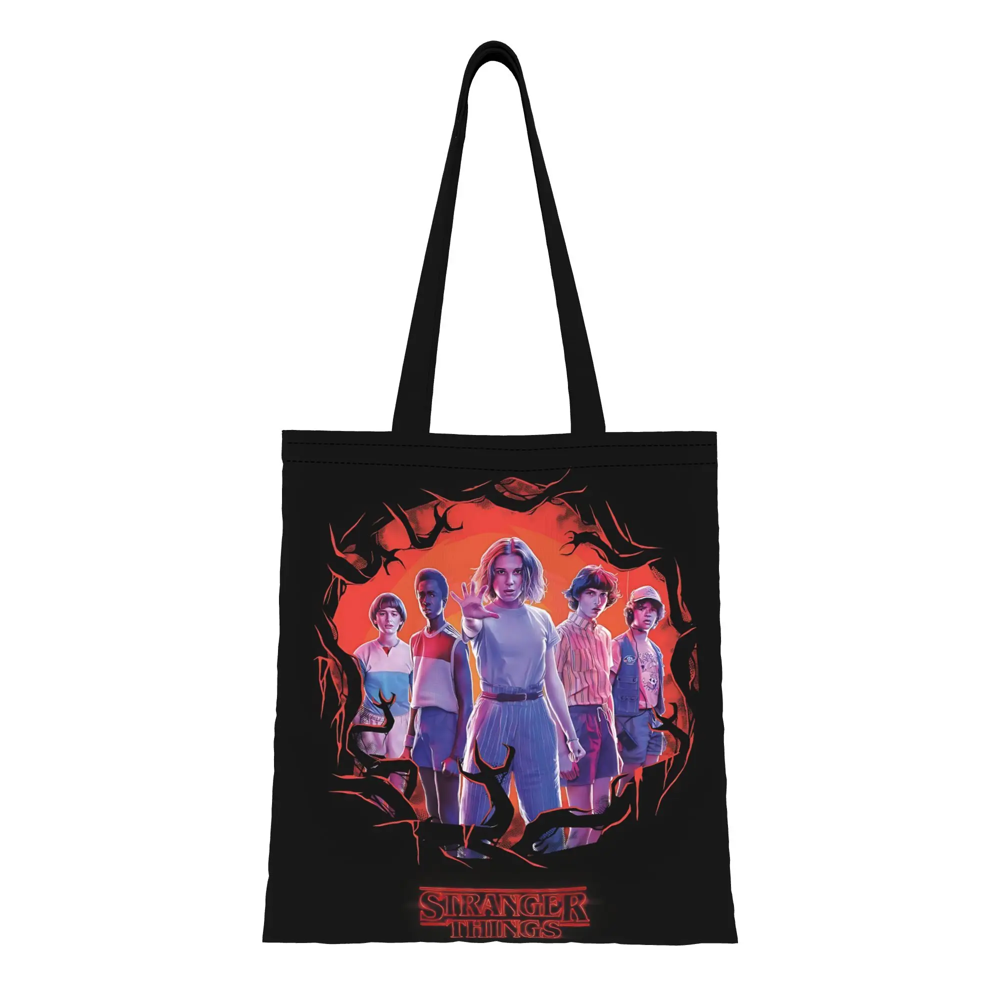 

1 шт. холщовая сумка-тоут Funko Stranger Things для школы, женская сумка через плечо