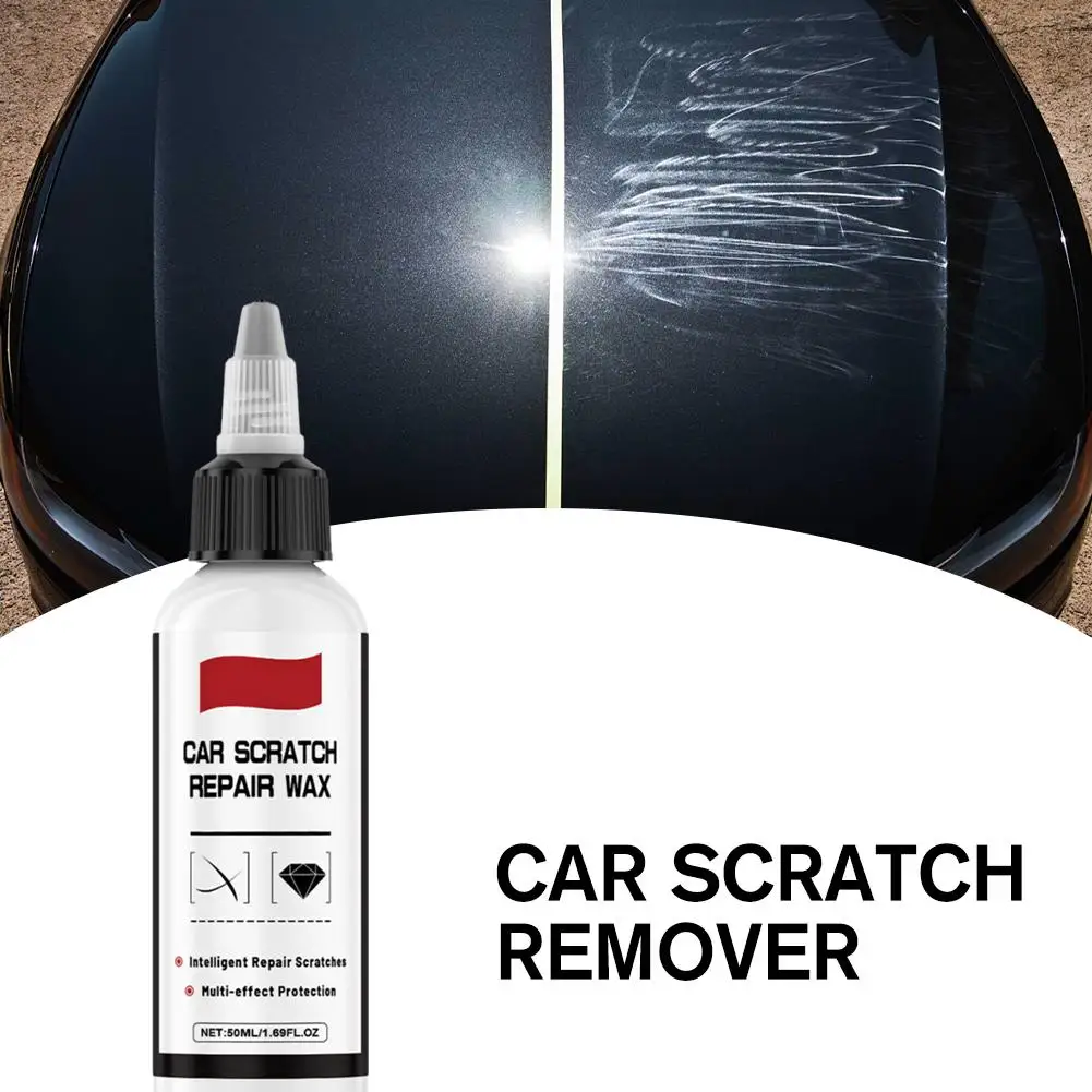 شمع إصلاح خدوش السيارة آمن للاستخدام مع تركيبة خفيفة خاصة شمع تلميع السيارات مناسب لخطوط الشمس وخطوط الأظافر وآلام الطيران H7C5 #4