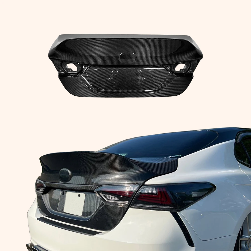 

For Toyota Camry XV70 2017-24 8th Gen Carbon Fiber Rear Ducktail Trunk Boot Lid