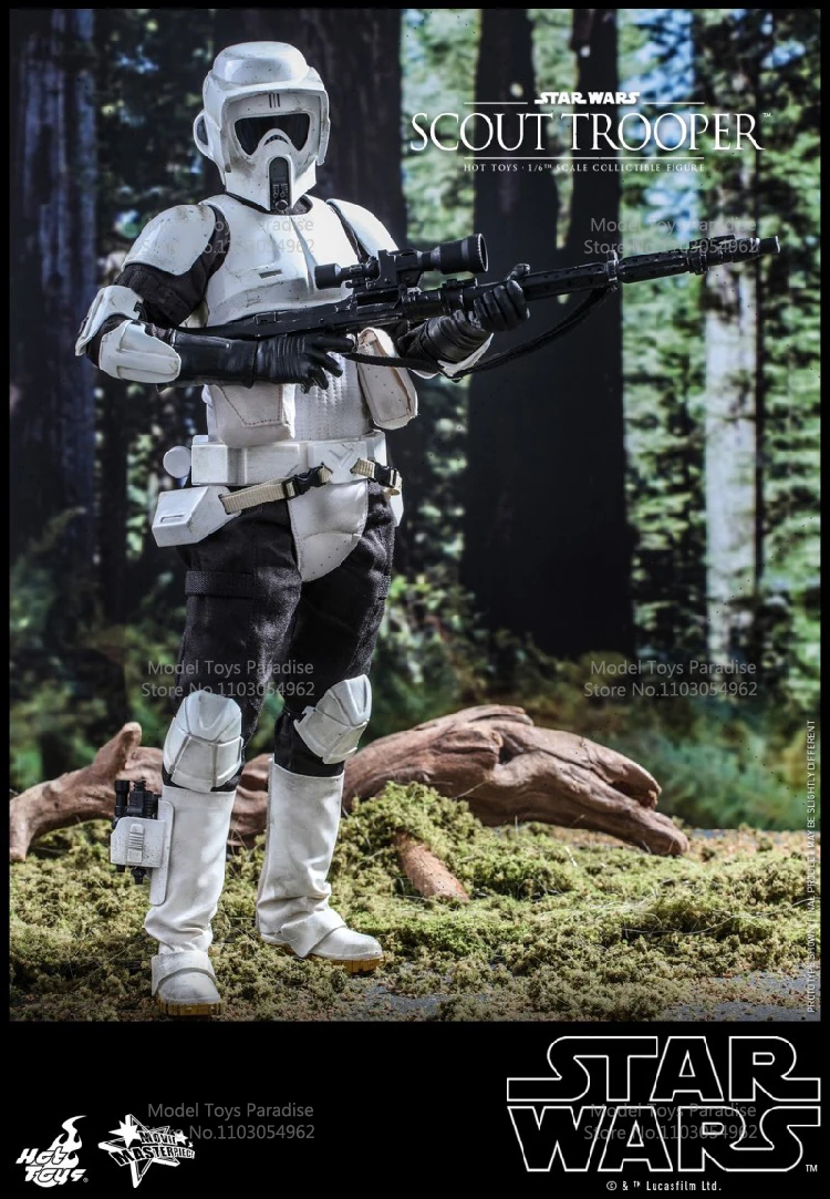 HotToys HT MMS611 1/6 Collectible Toys Scout Soldiers Star Wars: Episode VI - Return of the Jedi 12'' Action Figure Model Gifts