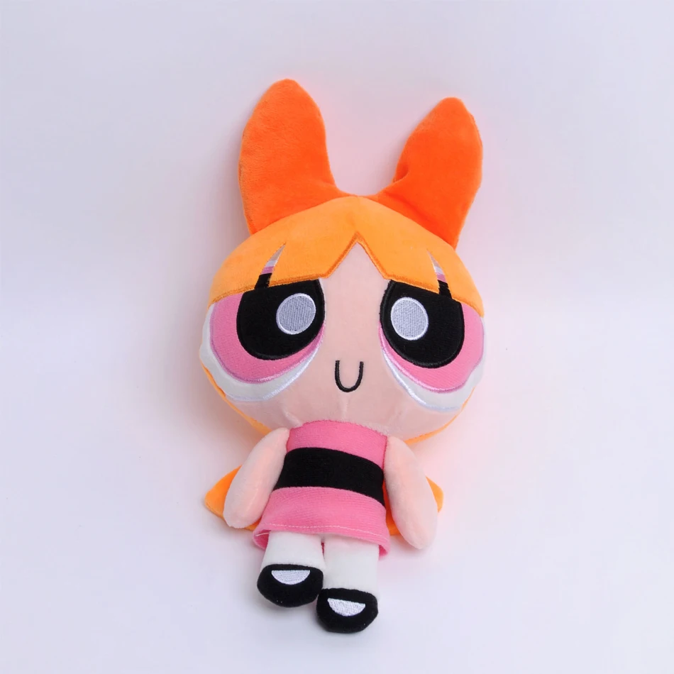 New 3pcs/lot 20cm Cartoon anime Powerpuff Girls Plush Toys Cute Blossom Buttercup Bubbles stuffed Plush dolls Gifts For Childr