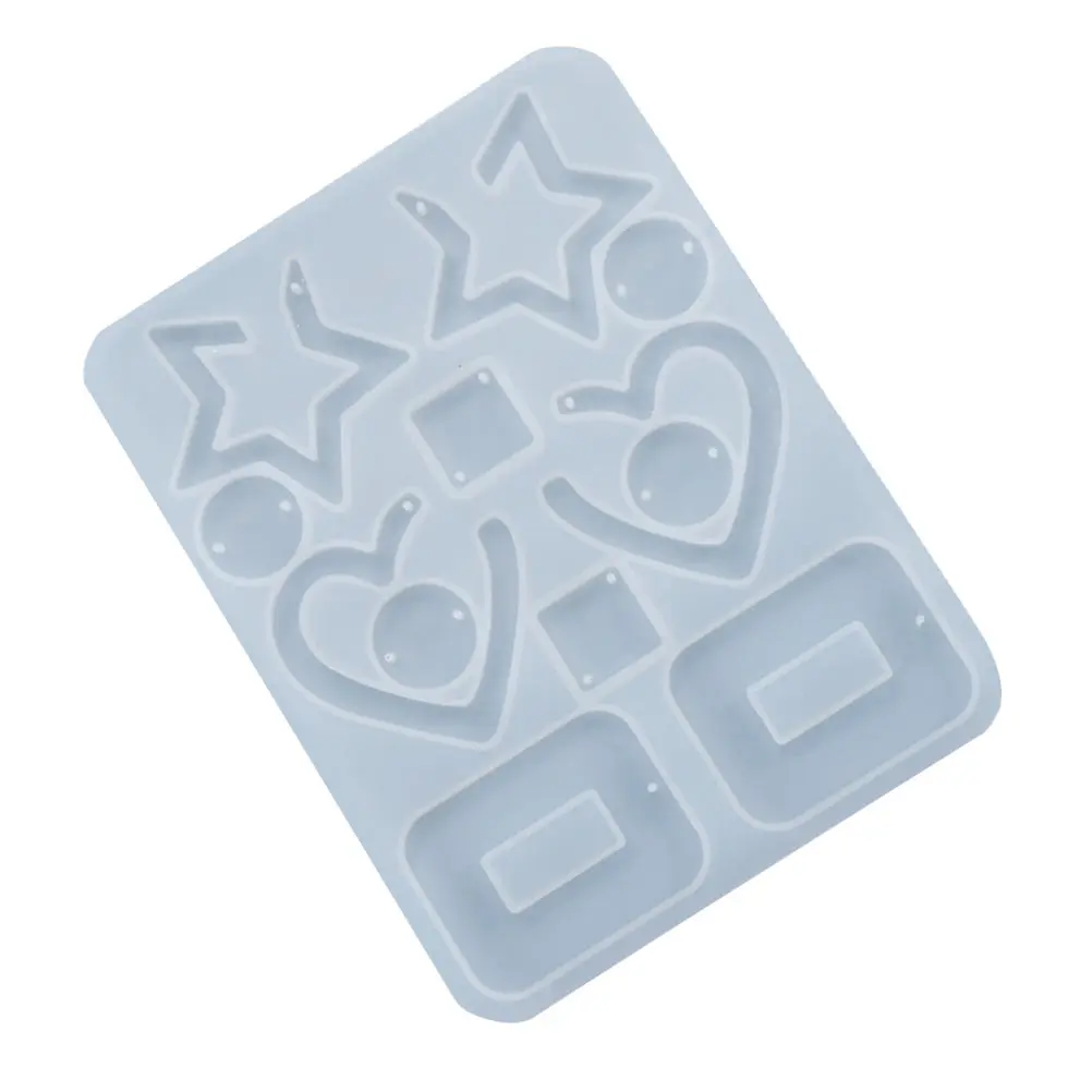 

2Pcs Silicone Mold DIY Earring Pendant Making Molds Jewelry Accessories Craft