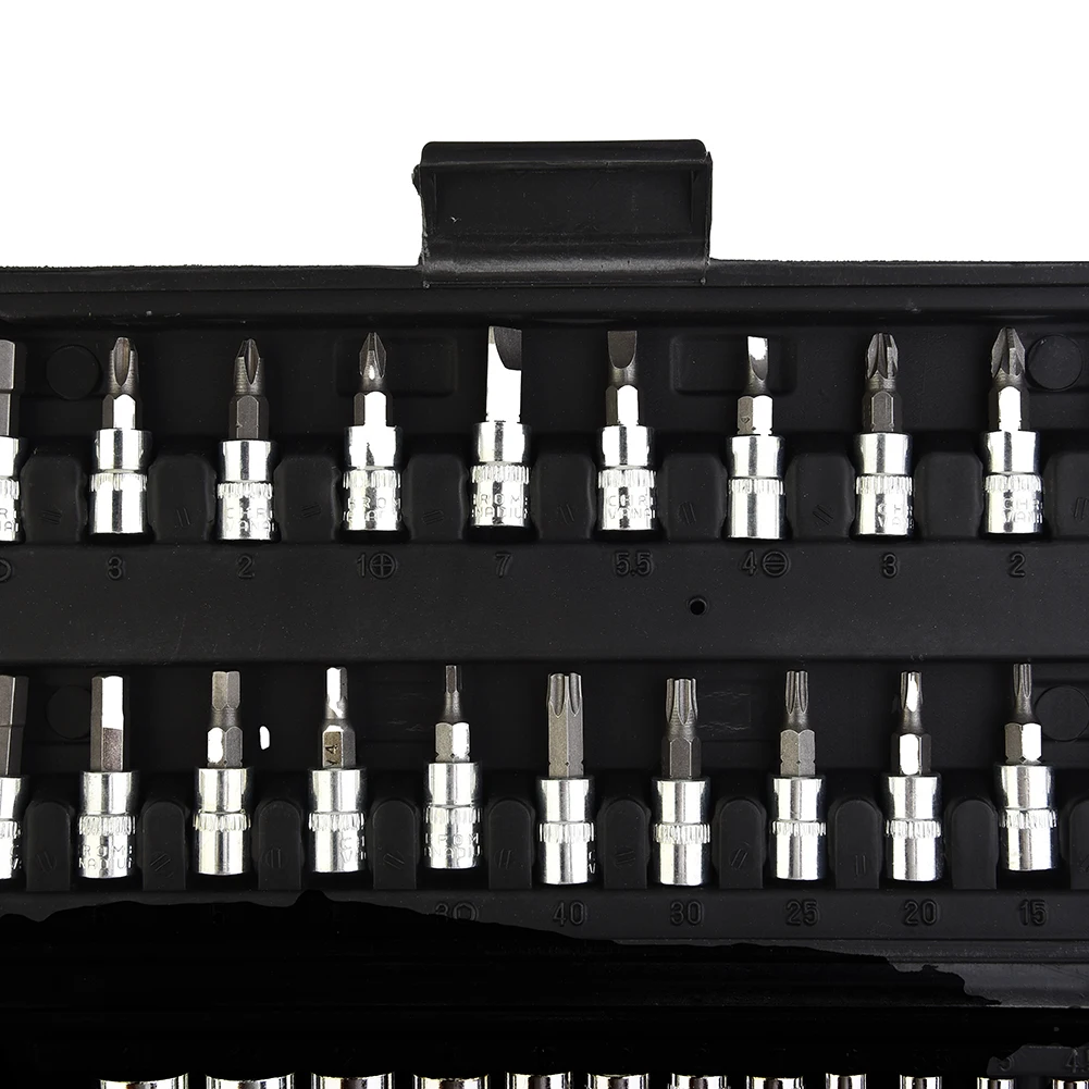 Joint Car tool set Rotating Connector Handle Ratchet Slider Spanner Vehicle Wrenches 46pcs Accessories Extension