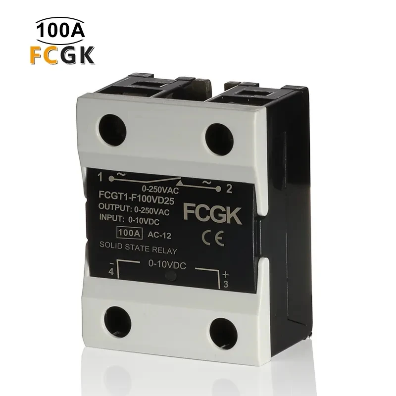 0-10V Controle Input Scr Regulator Enkele Fase Solid State Voltage Regulator 10A 25A 40A 60A 80A 100A 120A