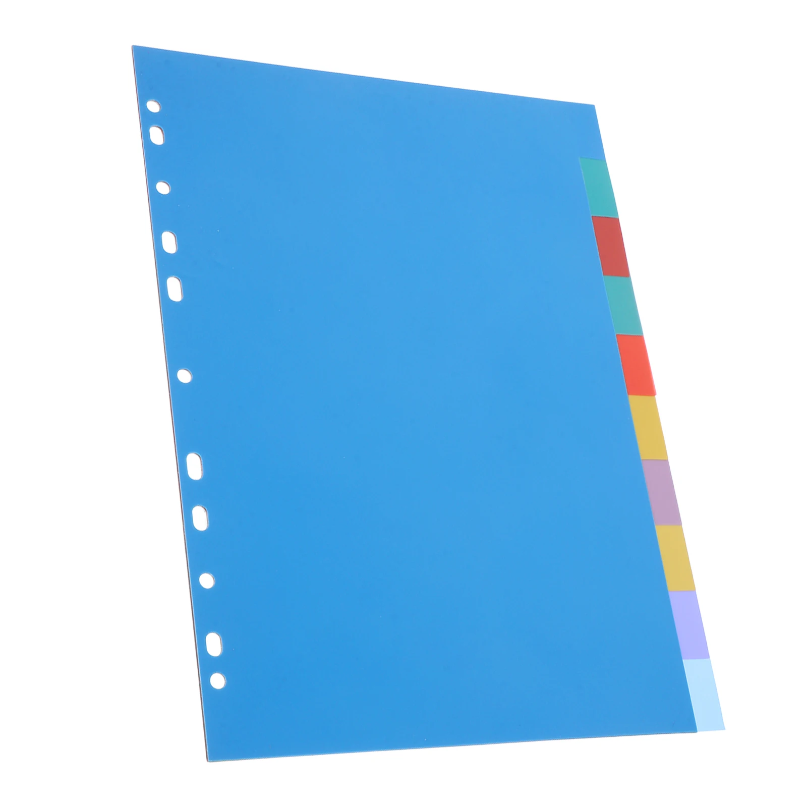 

10 Pcs Category Index Page Dividers for Binders School Supplies Section Office Colored Indexing Cards Pages Bulk Classroom