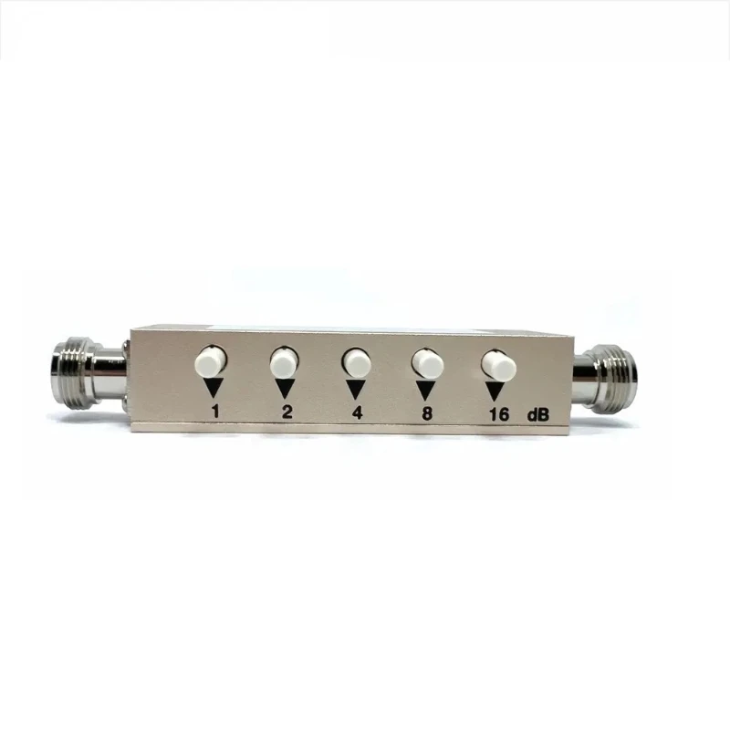 5W N 0-90dB Adjustable Key Press Attenuator N type female Step Adjustable RF Attenuator