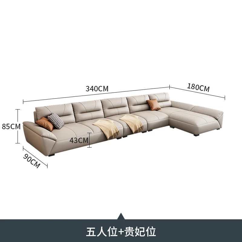 Nordic leave-in technology cloth sofa small apartment living room Italian minimalist three-proof fabric sofa straight row prince