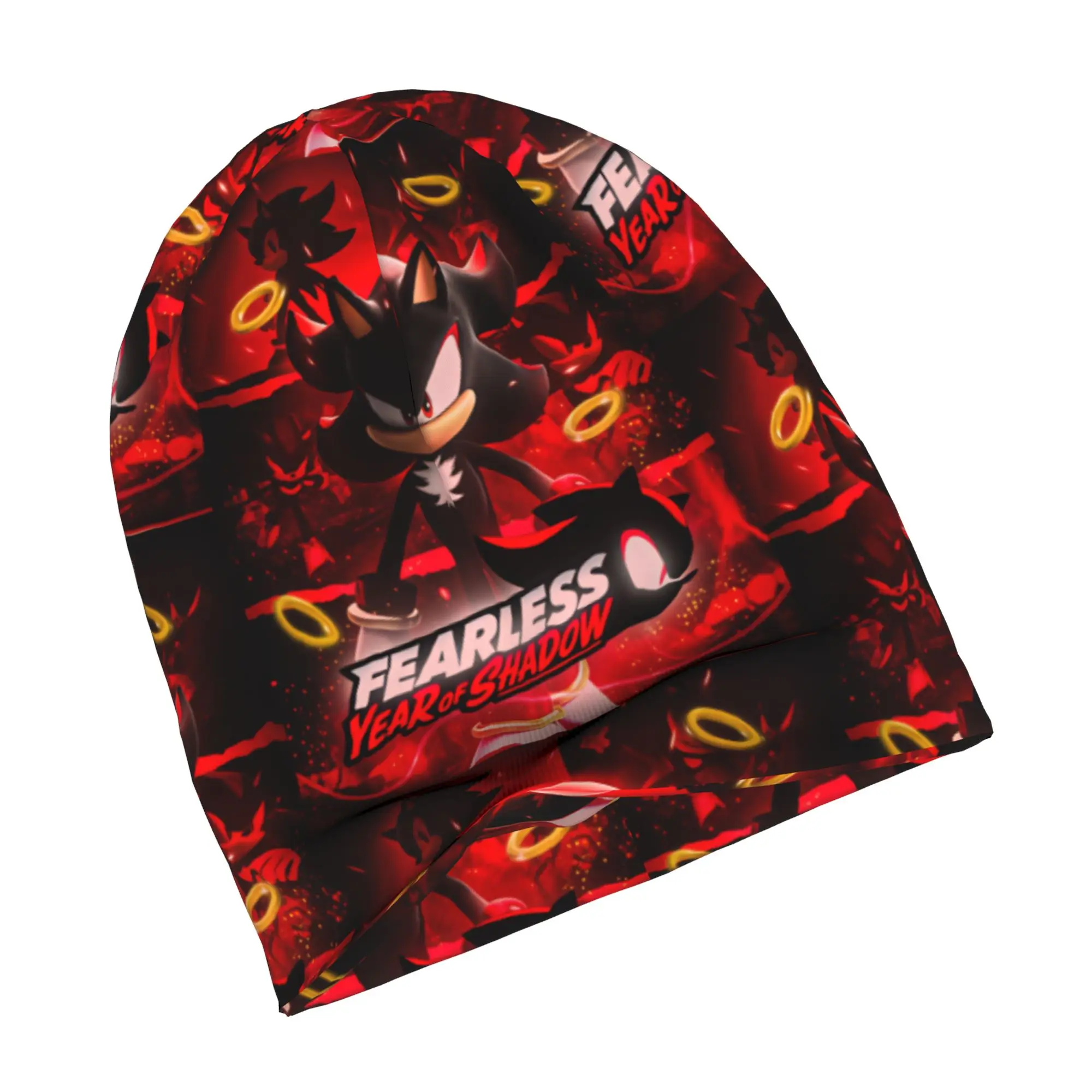 Cartoon  H-Hedgehogg S-Shadow Bonnet Hat Knitted Hat Men Women Hip Hop Unisex Adult Game Winter Warm Skullies Beanies Caps