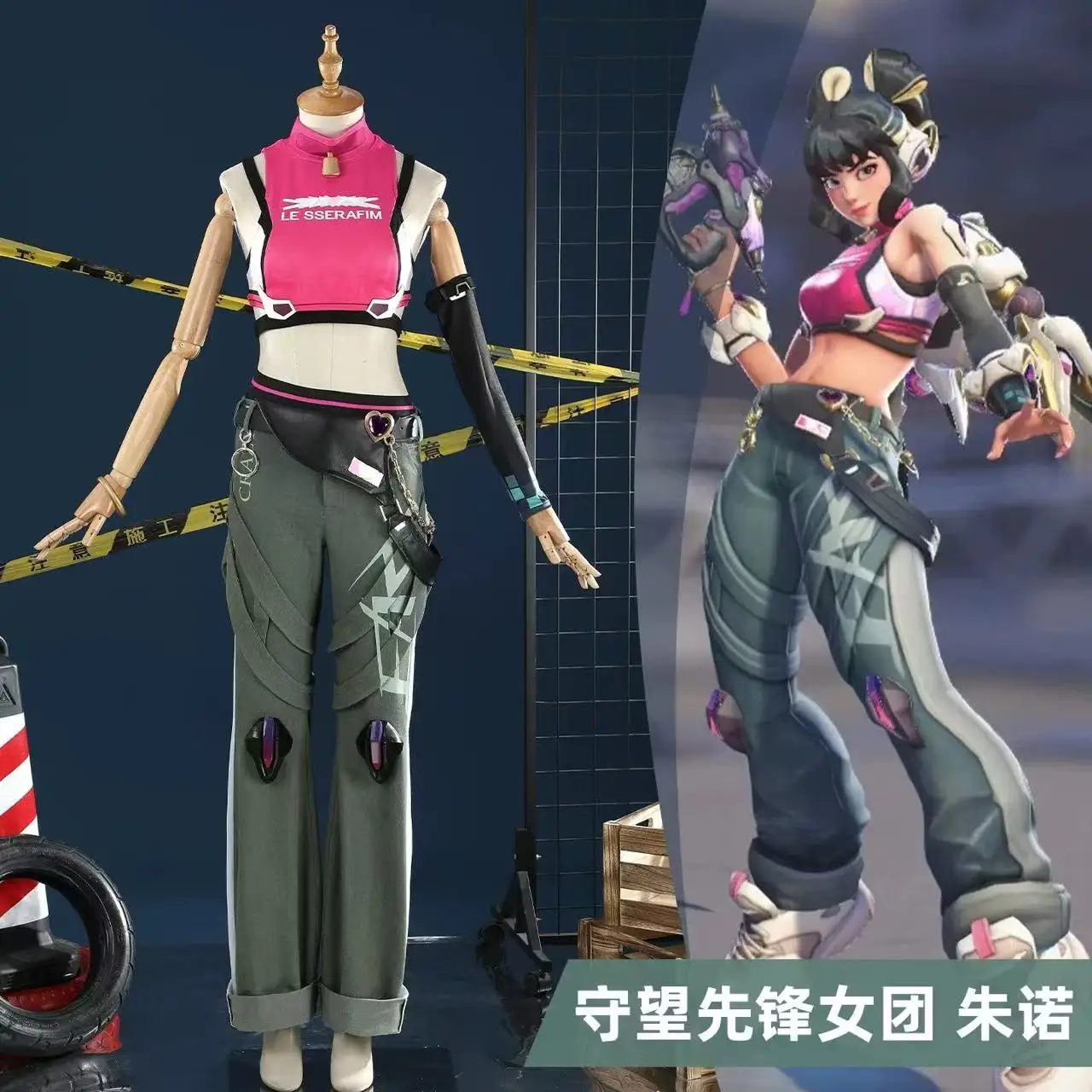 

OVERWATCH 2 Cosplay Juno Costume Lesserafim Full Set Uniform Props Accessories Women Halloween Carnival Party HERO Cos