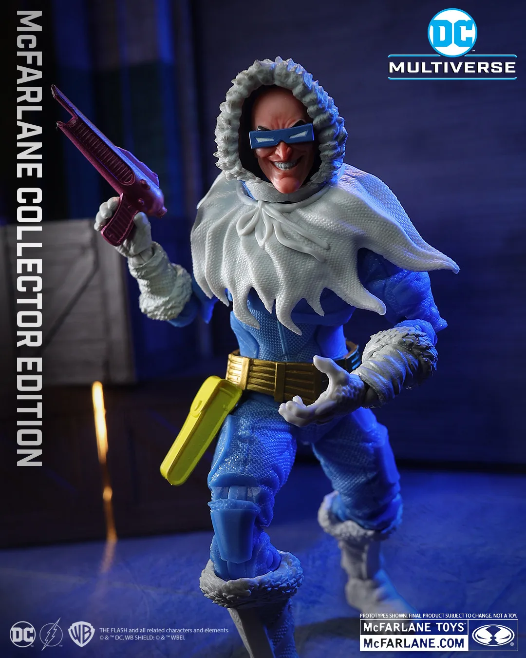 McFarlane Toys Captain Cold The Rogues 18 cm große Actionfigur Collector Edition # 30-DC-Multiverse-Modellpuppe