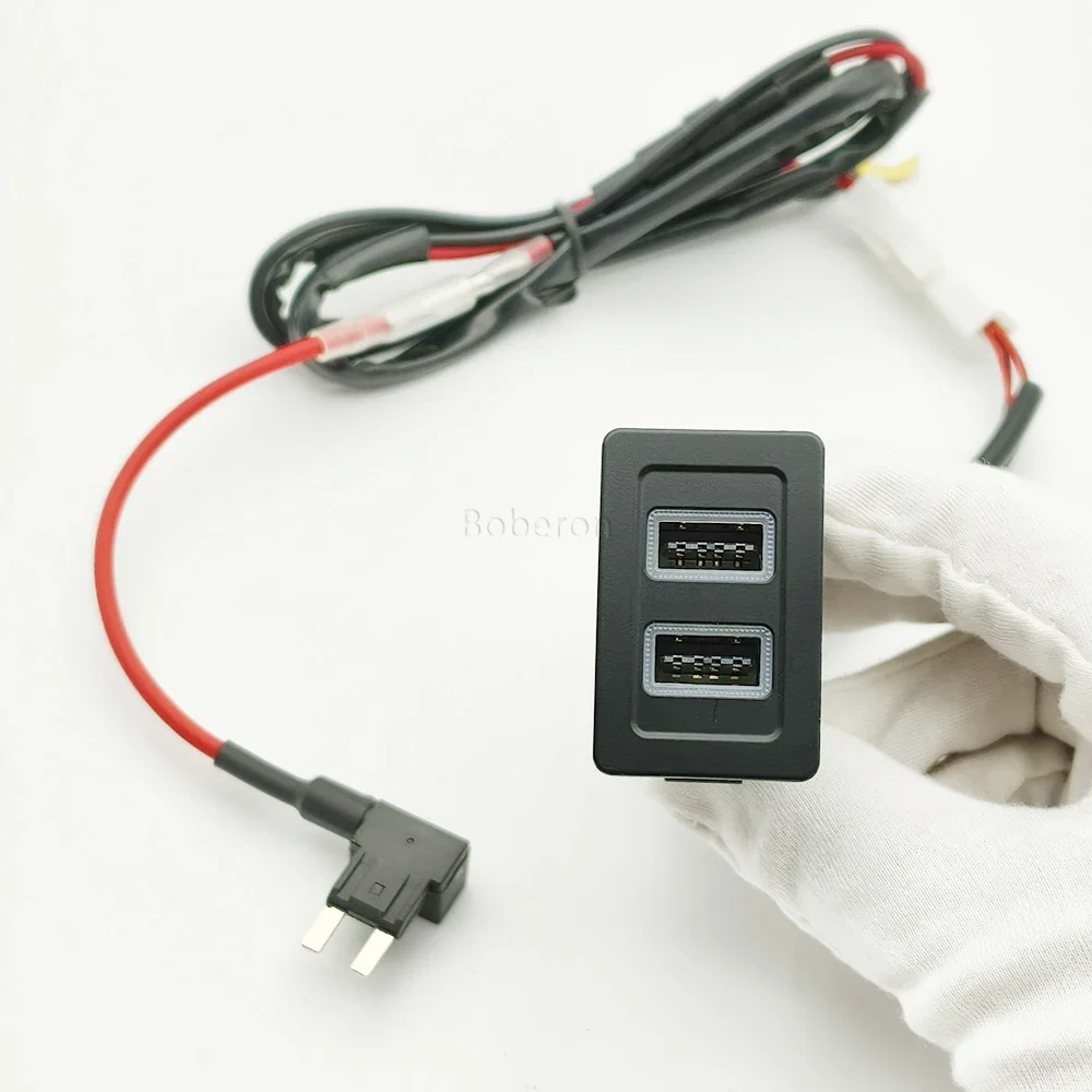 12V Car Fast Charger Double USB Interface Socket Charging Adapter for Suzuki SX4 Swift Vitara New Alto Accessories