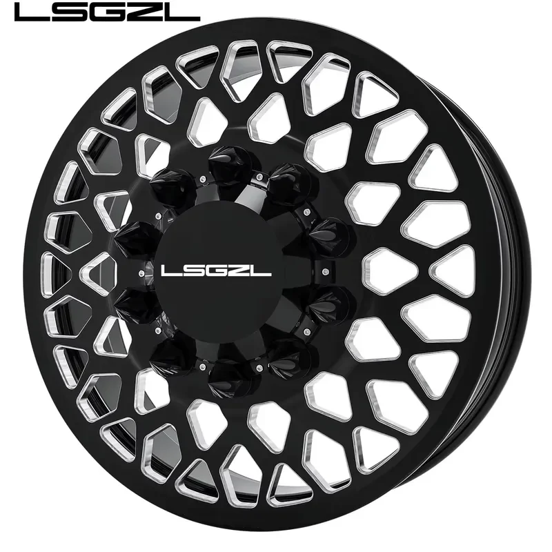 i LSGZL 20*8.25 22*8.25 24*8.25 26*8.25 30*8.25 Polish 8x200 Dually Wheels Et132 145 156 168 Dually Truck Wheels for chevy 4