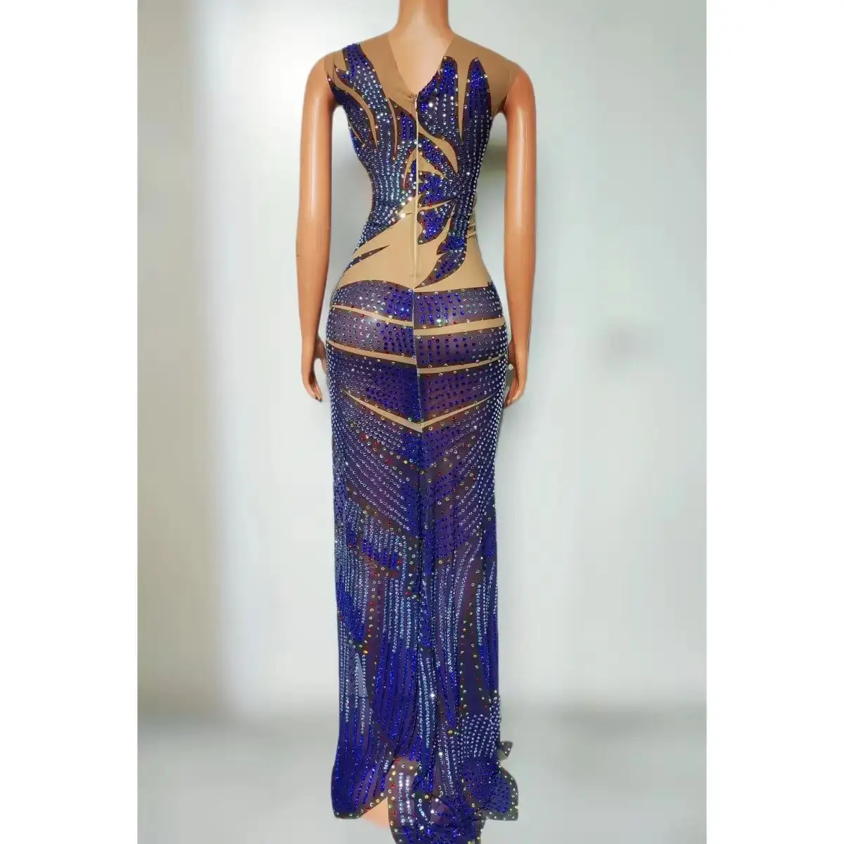 Boate dj bar cantora feminina sexy perspectiva impressão completa diamante divisão saia dança equipe palco tema mostrar desempenho roupas