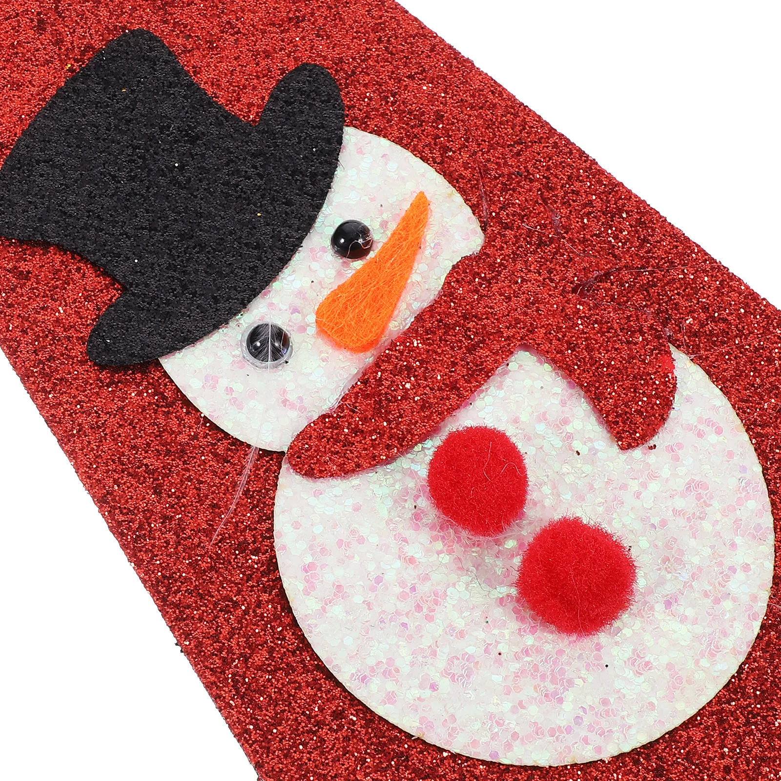 3 قطعة ربطات عنق عيد الميلاد الزخرفية بريق ورأى ربطة العنق الطرف للرجال عطلة تأثيري ملحق عيد الميلاد زخرفة متعة العلاقات #1