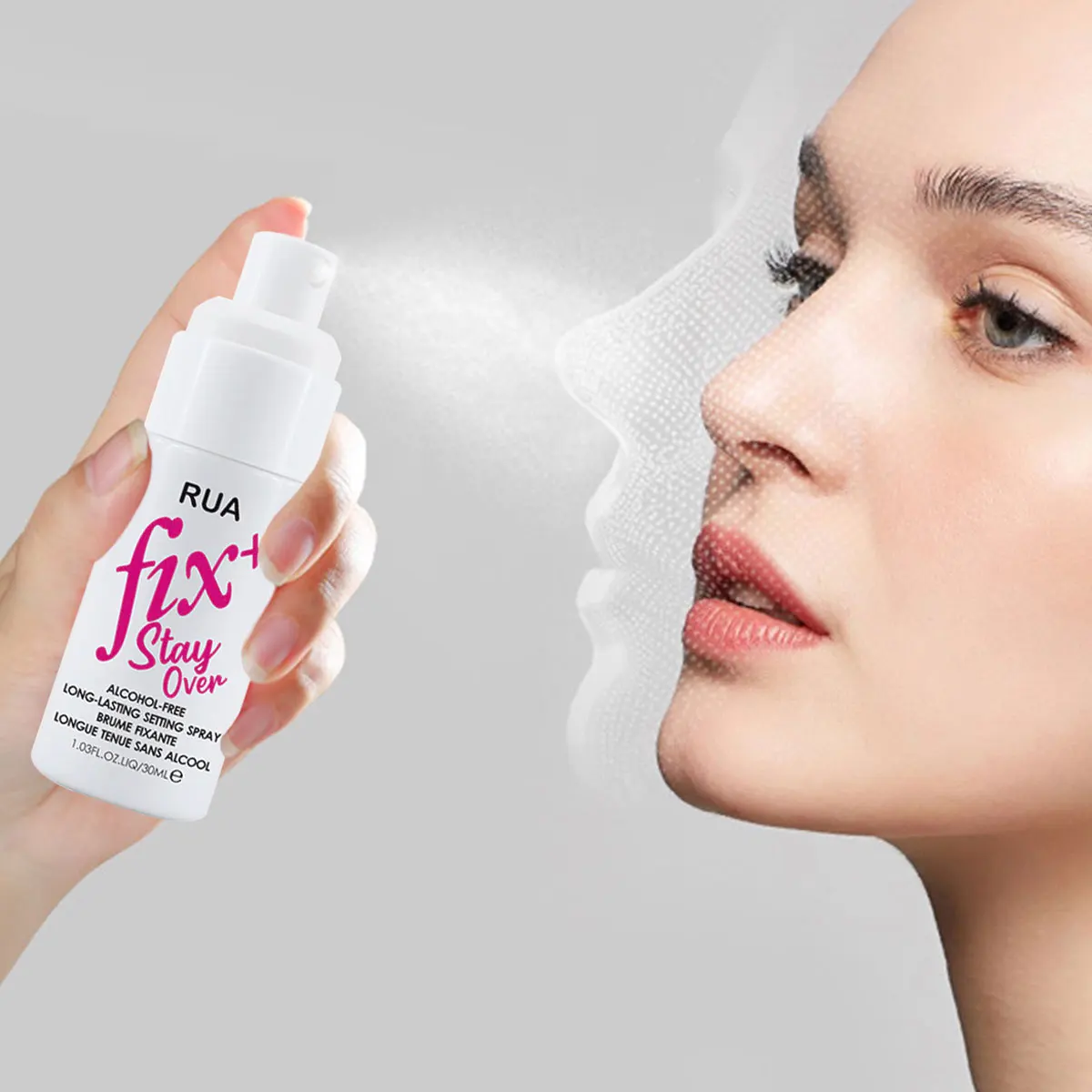 Spray matificante resistente al agua, Base mate brillante, aceite de Control de maquillaje, pulverizador fijador de maquillaje resistente al agua no pegajoso para toda la piel