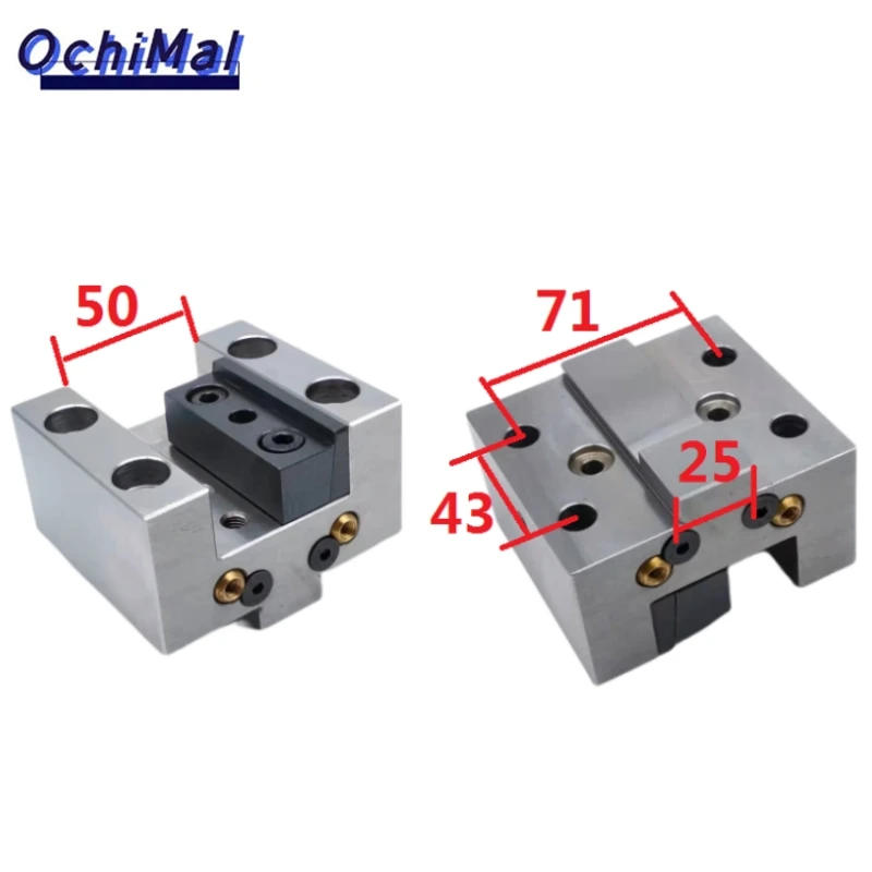 swift Turret Machine U Drill Holder Collet Bore 80825 Tool Holder parts CNC Lathe Miniature Turret Tool Holder Block