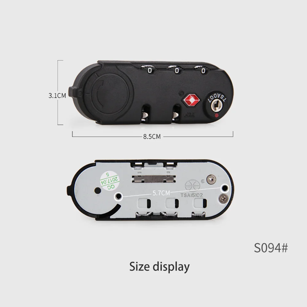 Manufacturers direct customs lock pull rod box Luggage security bag TSA boarding box accessories Customs fixed lock