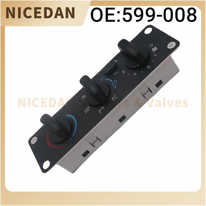 

599-008 AC Air Condition Climate Control Switch for Freightliner M2 2002 2003 204 2005 2006 2007 2008-2021 Car Parts Accessories