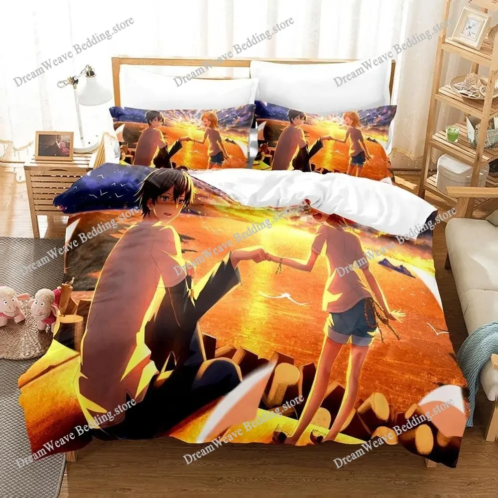 

3d Print Anime Barakamon Bedding Set Single Twin Full Queen King Size Bed Set Adult Kid Bedroom Duvet Cover Sets Home Textiles