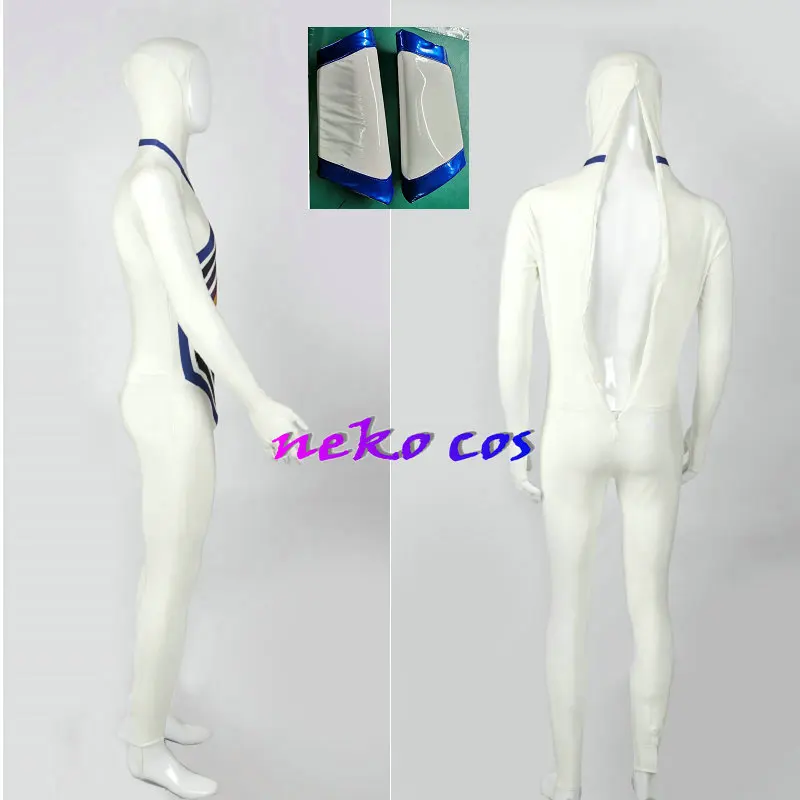 بدلة قفز من nekocos Bakuryuu Sentai Abaranger Barmia Soldier Zolru باللون الأبيض Barmias مقاس مخصص