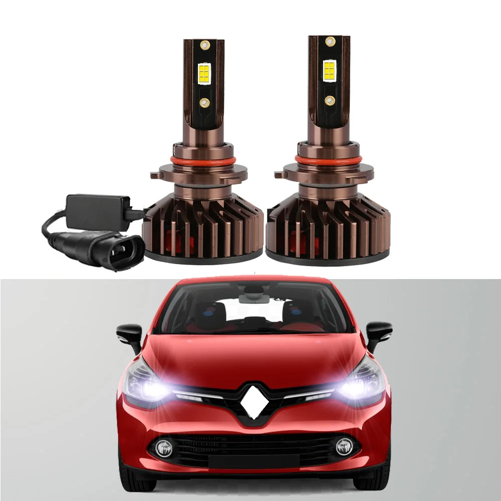 2Pcs Led Headlight Bulb For Renault Clio IV 4 2013-2021 Headlight Bulb High Low Beam Canbus White Bright Auto Lights Accessories