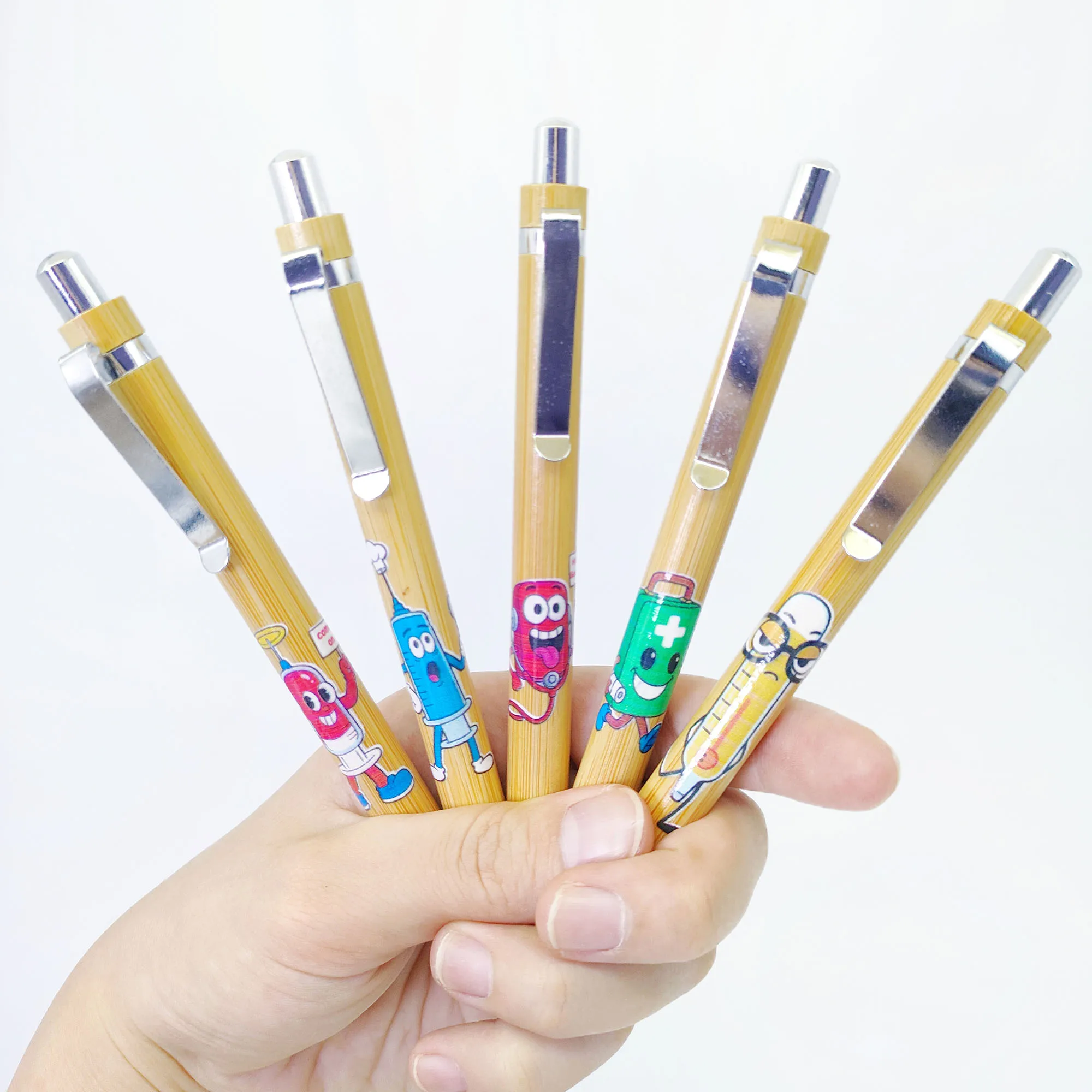 

5pcs/10pcs Creative Medical Supplies Theme Ballpoint Pen Student Writing Stationery Suitable for Students and Office Use.