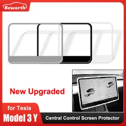 New For Tesla Model 3/Y Central Control Screen Display Protector Frame Edge Cover Navigation Silicone Protection Car Accessories