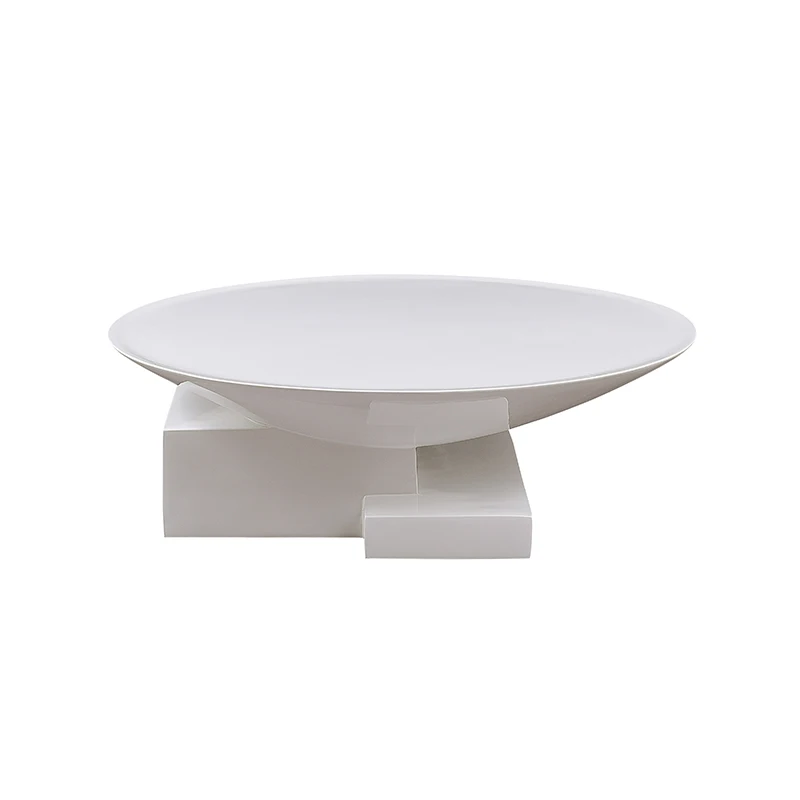 

Modern Designer High-Low Coffee Table Indoor/Outdoor Hotel and Home Living Room Furniture Durable Profiled Fiberglass