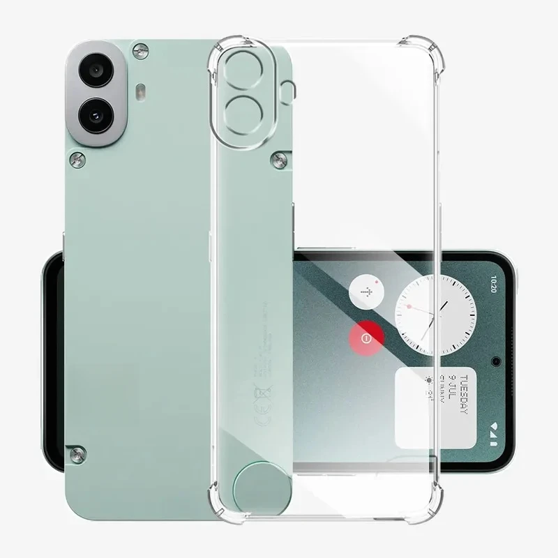 For Nothing CMF Phone 1 Case Crystal Shell Soft Silicone Phone Cases For Nothing CMFPhone1 Phone1 Clear Shockproof Airbag Capa