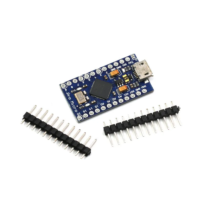 Pro Micro ATmega32U4 5V 16Mhz Vervangen ATmega328 Voor Arduino Atmega 32U4 Pro Mini Met 2 Rij Pin Header