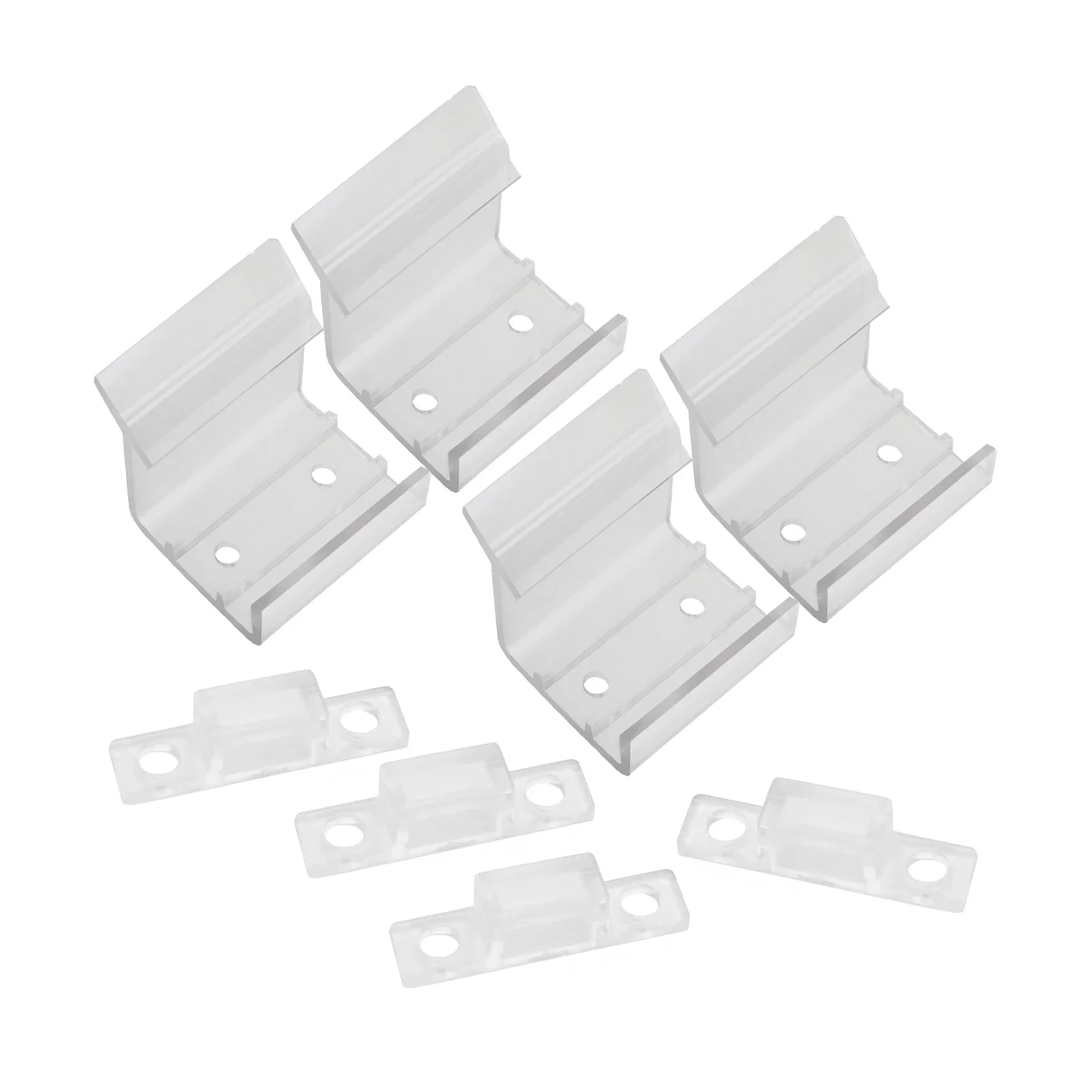 Camper Door Latch Mirror Door Latch 4 Set RV Latch Camper Door Accessory Direct Replacement Latch Mirrored Door Hardware