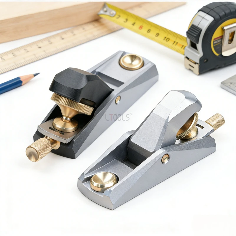 European Low Angle Flat Bottomed Planer Woodworking Aluminum Alloy Chamfering Planer Fine Woodworking Specialized Small Planer