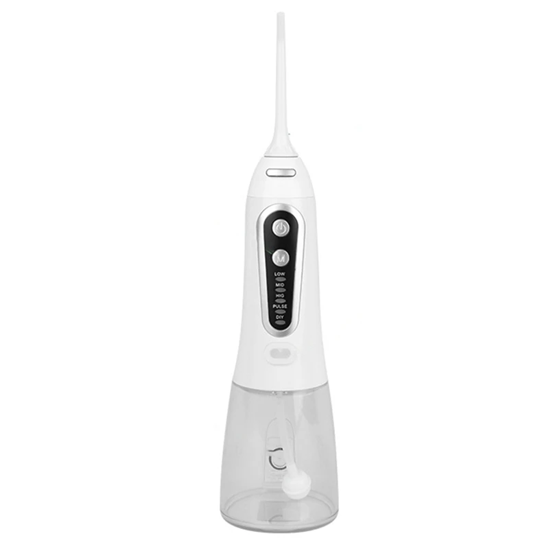 

5 Modes Oral Irrigator USB Type-C Rechargeable Portable Dentajet 300Ml Irrigator Teeth Cleaner