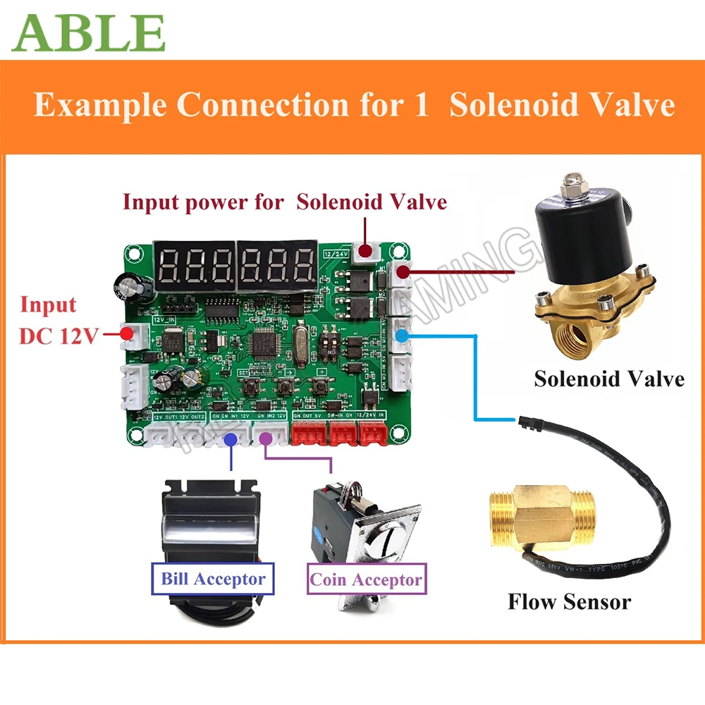 JY-122 Water vending machine coin exchange machine motherboard