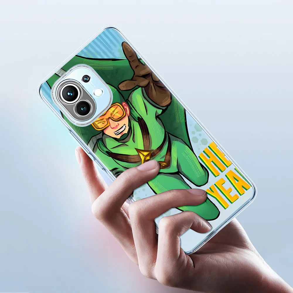 Kite Man Hell Yeah! Case for Xiaomi Mi 9T 11T 11 10T 12 12X 12T Pro A2 13 9 CC9 A3 CC9E 10 11i 5X A1 8 Lite TPU Soft Phone Cover