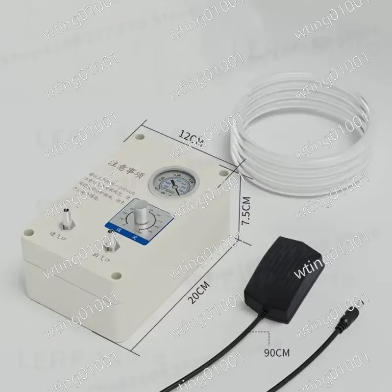 for Electronic Vacuum Pump with Digital Gauge Adjustable Flow Rate Negative Pressure Suction for Filtration Lab Use