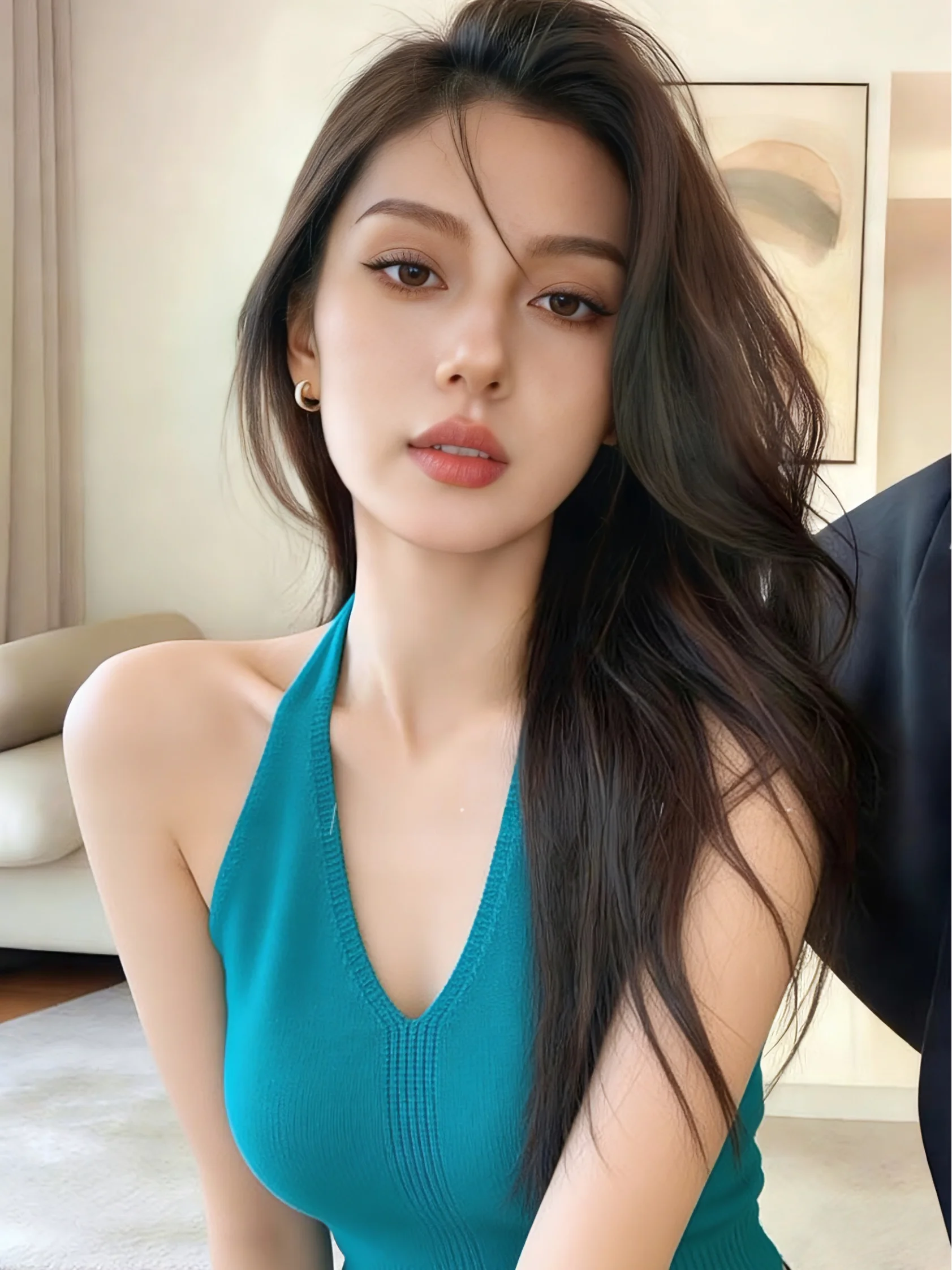 

Dopamine Hot Girl Knitted Strapless Top Women's Summer New Style Slimming Backless Neck Hanging Knitted Tube Top Korean Style