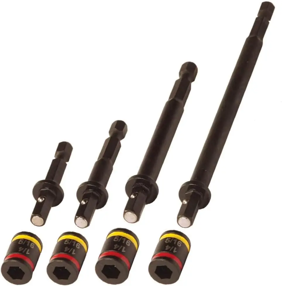 

Набор из 4 двусторонних отверток, черный - универсальный комплект инструментов для дома и авторемонта