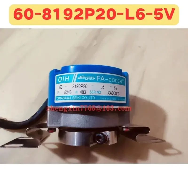 Second-hand Encoder 60-8192P20-L6-5V Normal Function Tested OK