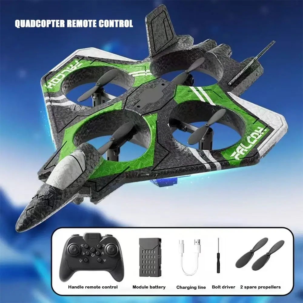 الإبداعية 2.4 جيجا هرتز رغوة طائرة التحكم عن بعد مقاوم للماء تحطم المقاومة رغوة RC طائرات حيلة لفة كول ضوء RC طائرة مقاتلة #4