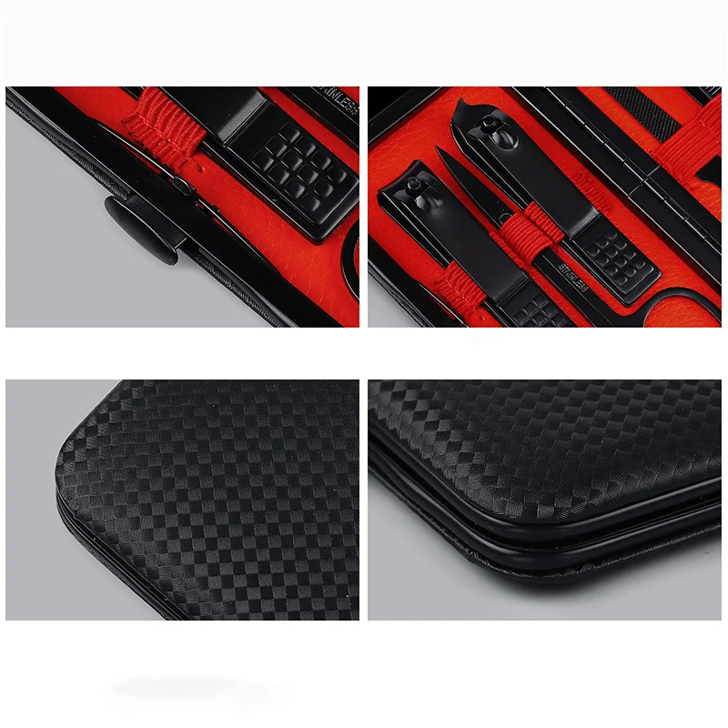 مجموعة مقص أظافر من الفولاذ المقاوم للصدأ مكونة من 7 قطع، أدوات احترافية لإصلاح الأظافر وإصلاح القدم