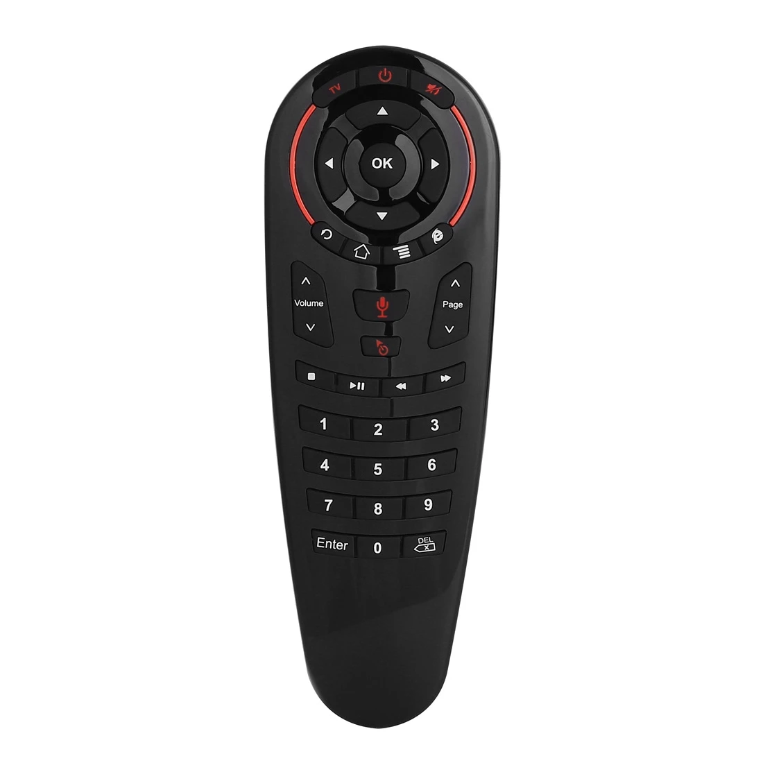 G30S Remote Control 2.4G Smart Voice Air Mouse 33-Key Gyroscope Induction Remote Control for TV Projector Set-Top Box